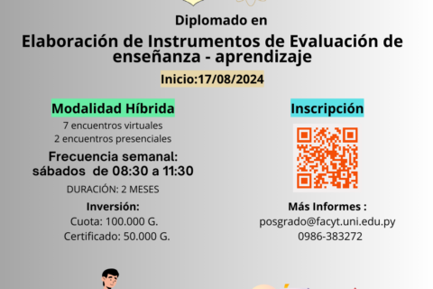 Flyer Diplomado en Elaboración de Instrumentos de Evaluación