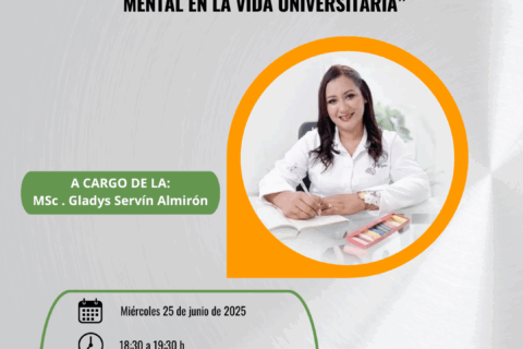 CHARLA  “GESTIÓN DE ANSIEDAD Y CUIDADO DE LA SALUD MENTAL EN LA VIDA UNIVERSITARIA” (1)