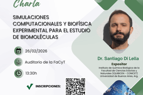 Charla Simulaciones computacionales y biofísica experimentalpara el estudio de biomoléculas
