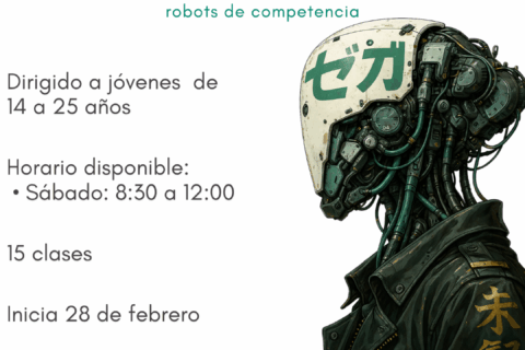 Desarrolla tu curiosidad en la tecnologia con ningun conocimiento, hasta la fabricacion de robot de competencia (1)