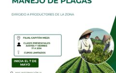 Flyer Curso Manejo de Plagas Cap Meza