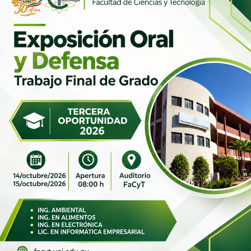 Exposición Oral y Defensa 2026